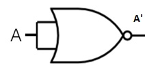 NOR to NOT Logical Diagram